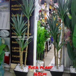 Artificial faux yuca plant -165 cm height indoor and outdoor aesthetic decor