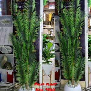 Artificial faux palm plant Tall indoor and outdoor interior aesthetic