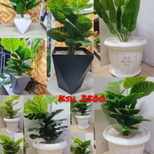 Artificial decorative indoor and outdoor plants