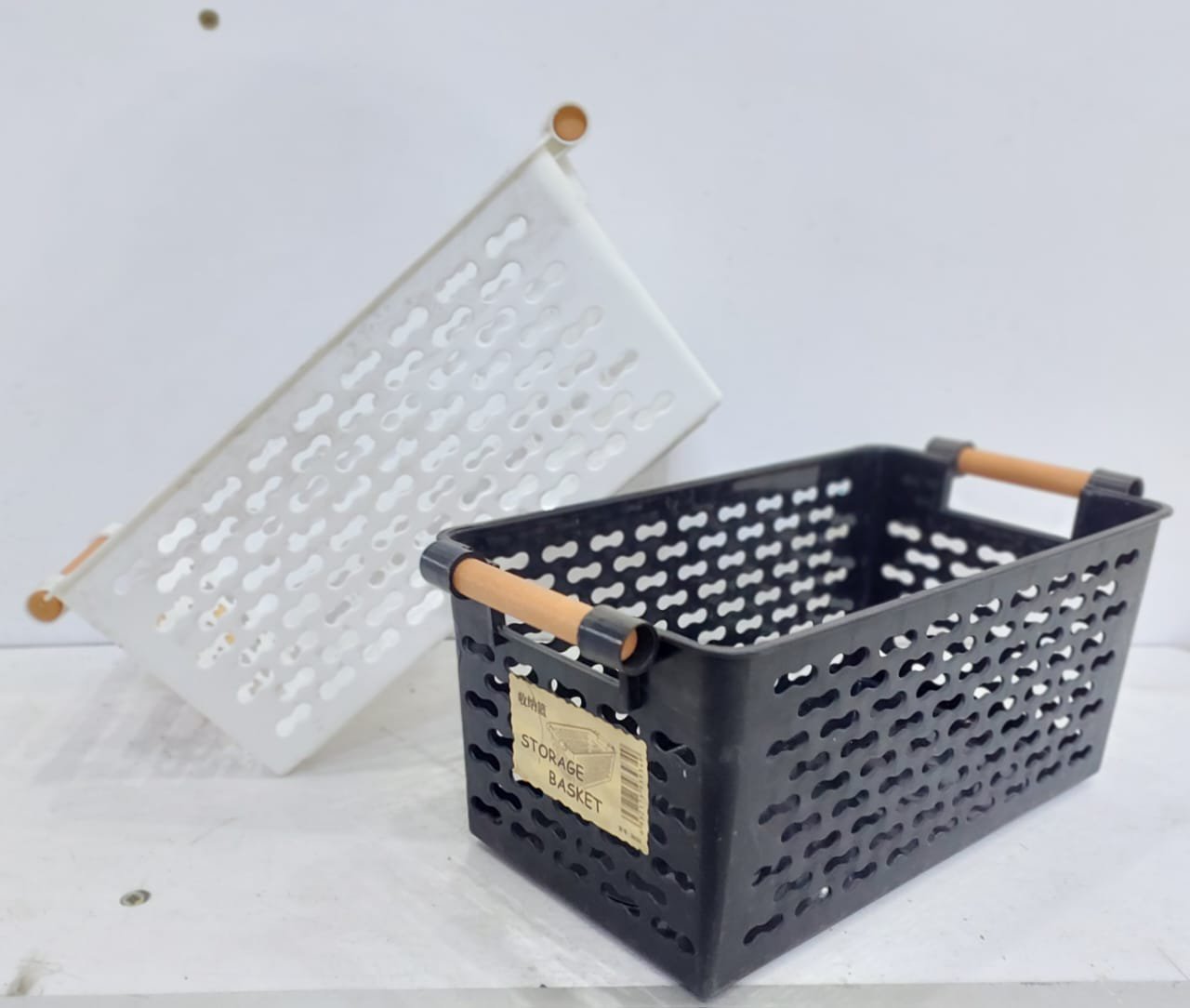 Multipurpose pantry kitchen organiser basket 26x14x13cm - Image 8