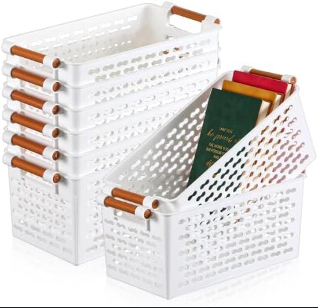 Multipurpose pantry kitchen organiser basket 26x14x13cm - Image 6