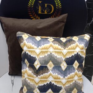 Chocolate and brown Throw pillow cushion cover