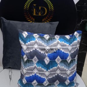 Luxury Home Decor Printed Velvet Square Cushion Cover with Zipper - Luxurious Soft Decorative Square Pillow Cover for Living Room, Bedroom, Home Decor (Size: 18" x 18")