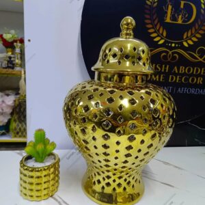 Gold Ginger jar