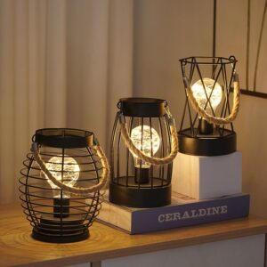 Wrought Iron Night Lantern Decorative Lamp