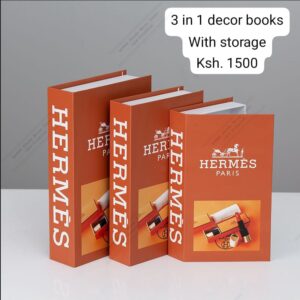 3 in 1 decorative books with storage