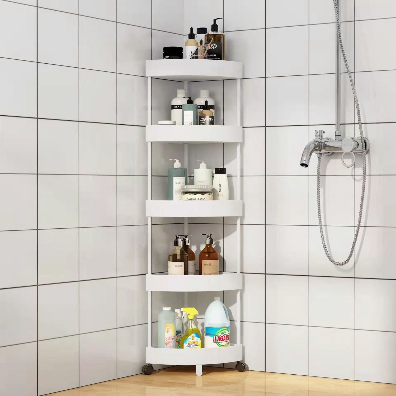 5 tier Multipurise Shelf Organizer - kitchen bathroom - Image 4