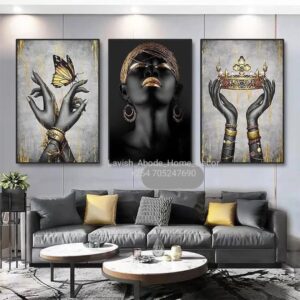 set of three A3 wall arts