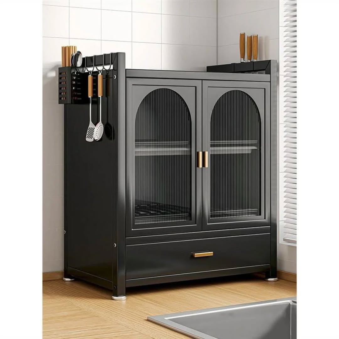 Minimalist Kitchen Countertop dish rack with Drawers - Image 4