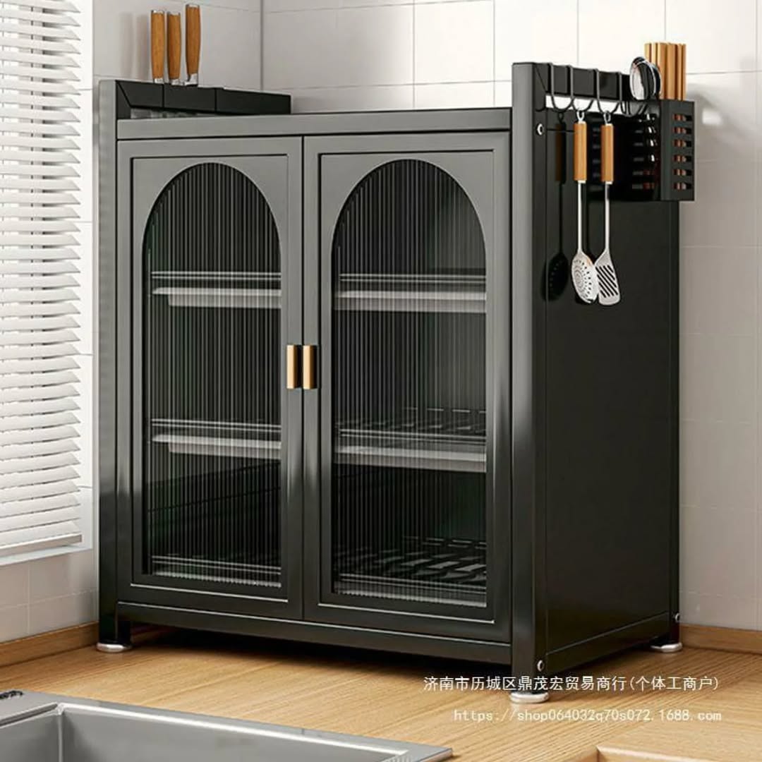 Minimalist Kitchen Countertop dish rack with Drawers - Image 3