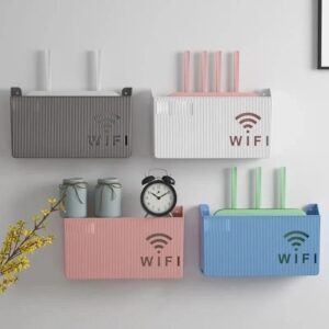 Wall mounted WiFi router box/cover