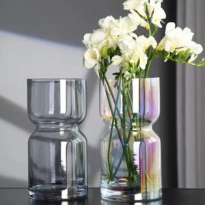 Modern creative dark glass vase