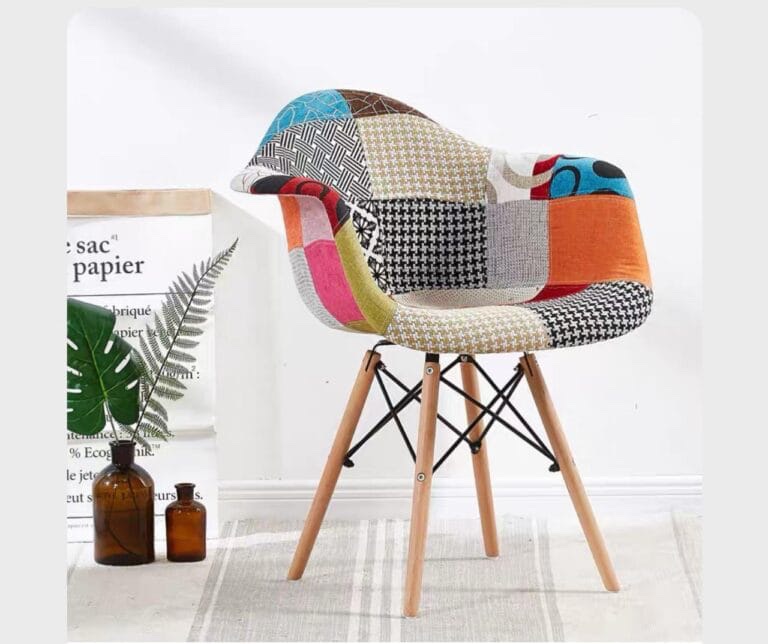 Patchwork Bucket Eames Chair - Image 5