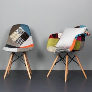 Patchwork Bucket Eames Chair