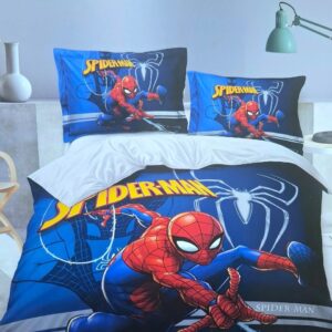3 pc Themed Binded Cartoon Duvet Set 4 by 6 Bed For Children Duvet Bedsheets Pillowcase Fun, Cozy & Kid-Friendly Bedding