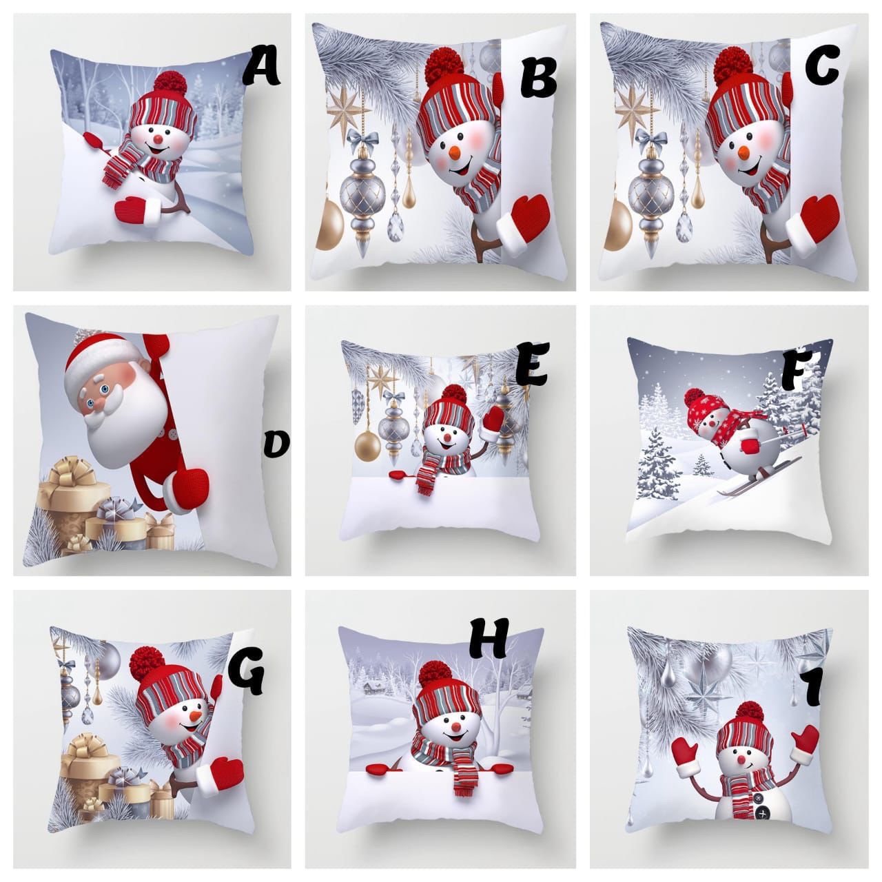 Christmas Pillow Covers (No Filler) for Christmas Decoration Throw Pillow Covers
Size 45cm*45cms - Image 4