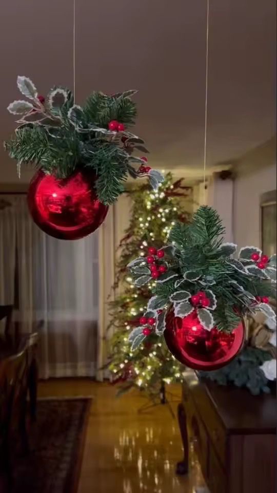 Christmas Tree Ornaments Hang Shiny Bauble Ball For Home Bar Party Wedding Xmas Decor Decoration Ball 1pcs 15cms - Image 2