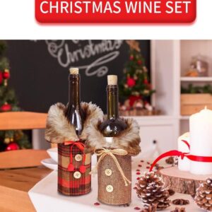 Wine bottle gift wraps .Size 12 by 24 CMS Wine Bottle Holder Gift Cover Dinner/Party Birthday Christmas Decoration