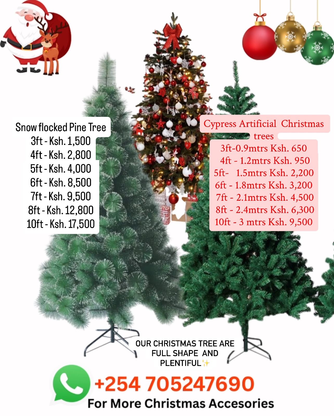 Cypress Christmas Tree X-mas Decoration - Image 2