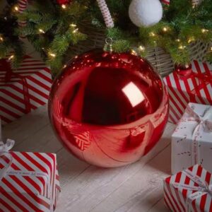 Christmas Tree Ornaments Hang Shiny Bauble Ball For Home Bar Party Wedding Xmas Decor Decoration Ball  1pcs 15cms