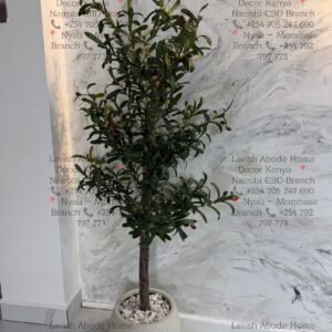 Artificial Olive Tree 150cm Tall Faux Olive Tree for Indoor,Fake Potted Olive Plants with Silk Leaves and Lifelike Fruits for Home Office Living Room Decor
