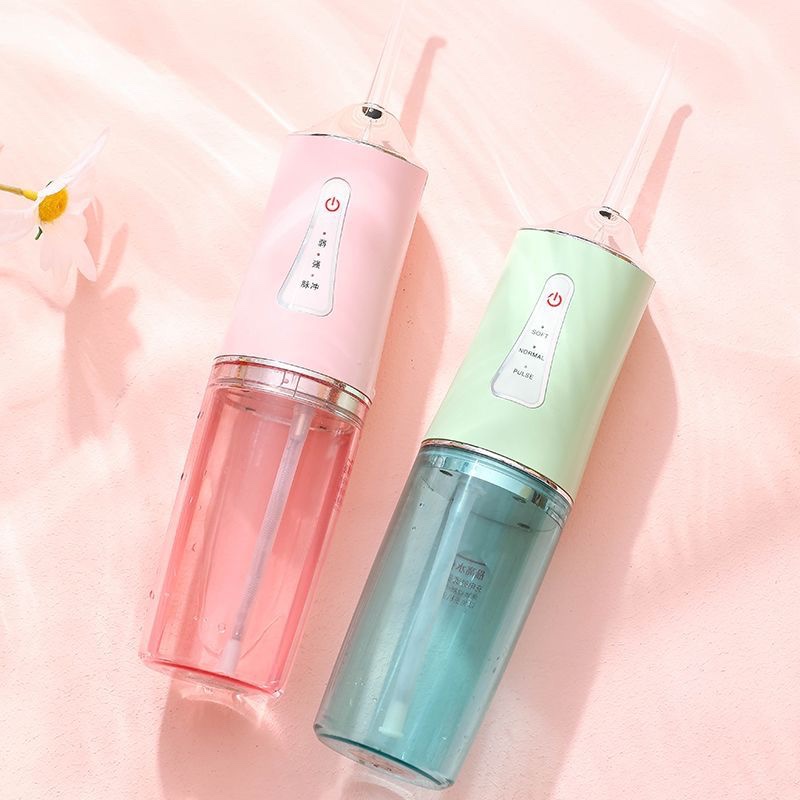 4 nozzles New Dental Water Jet Oral Irrigator / Teeth Cleaner/ Dental Water flosser green , white pink
- Image 8