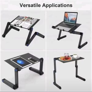 Adjustable laptop desk stand