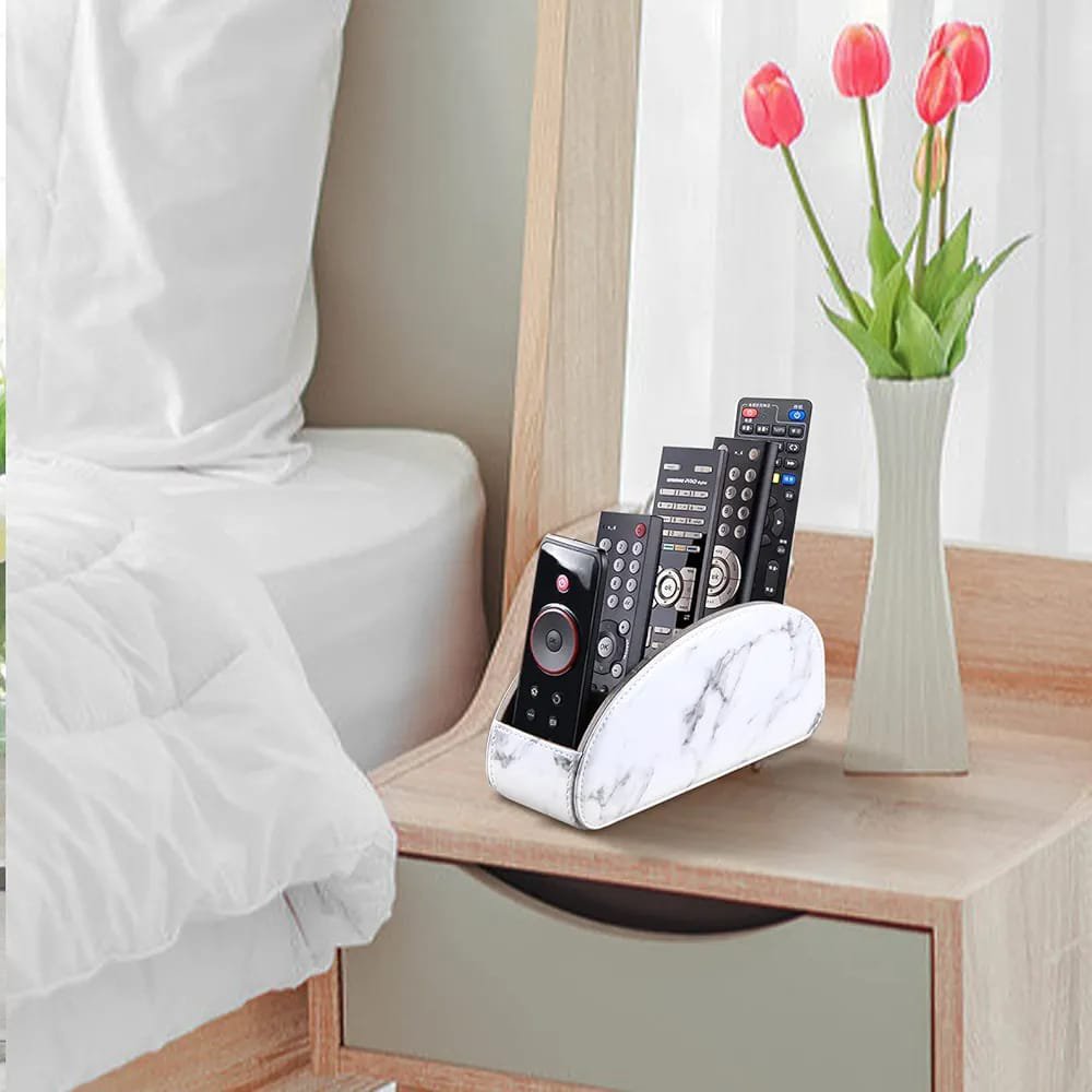 Pu Leather Remote Control Holder Storage - Image 3