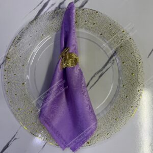 Light Purple Damask Cloth Dining Napkins 20×20 – Reusable & Washable | Table Decor Kenya
