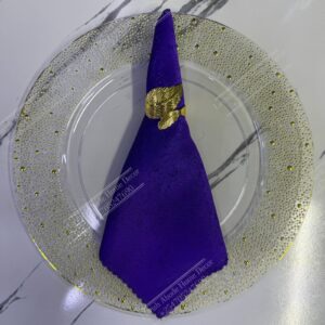 Purple Damask Cloth Dining Napkins 20×20 – Reusable & Washable | Table Decor Kenya