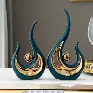 Abstract Art Ceramic Statue – Modern Decorative Sculpture | Luxury Home Decor Kenya