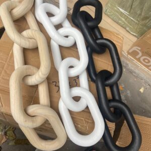 Decorative Chain Sculpture – Modern Interlocking Link Decor | Home Decor Kenya