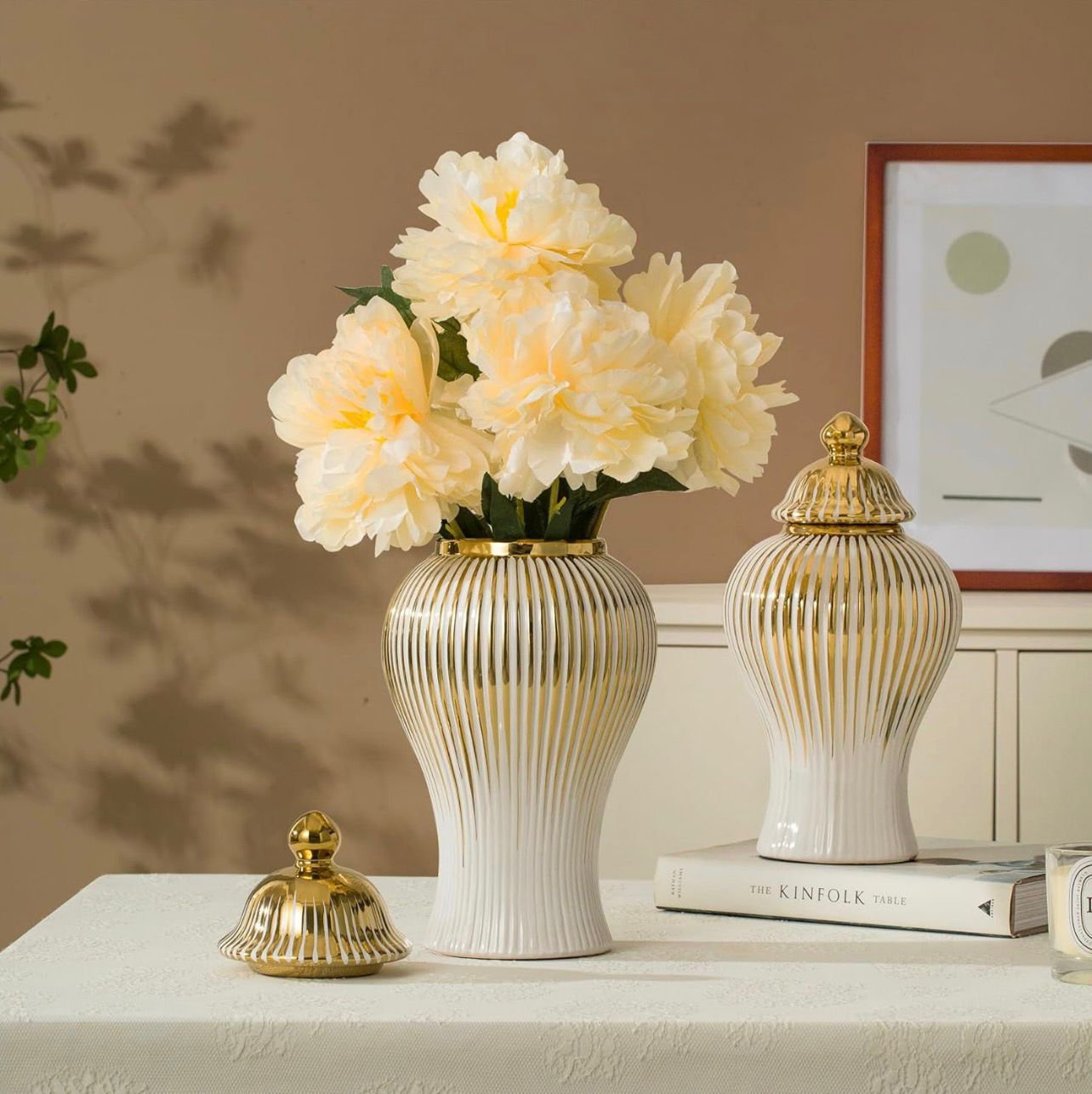 Luxury Ceramic Ginger Jar – Elegant Decorative Vase | Home Decor Kenya - Image 5