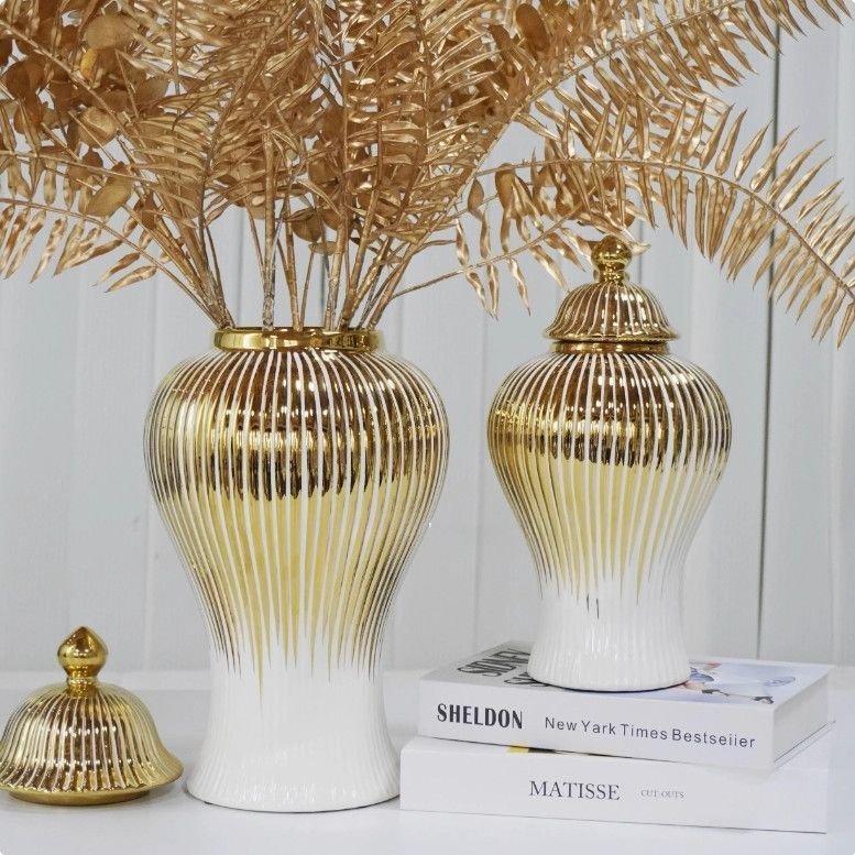 Luxury Ceramic Ginger Jar – Elegant Decorative Vase | Home Decor Kenya - Image 2
