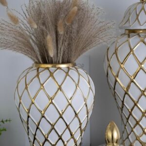 Luxury Ceramic Ginger Jar – Elegant Decorative Vase | Home Decor Kenya