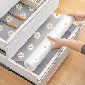 Daisy Pattern Kitchen Drawer & Shelf Liner 45×500cm – Oil & Moisture Proof | Kitchen Decor Kenya