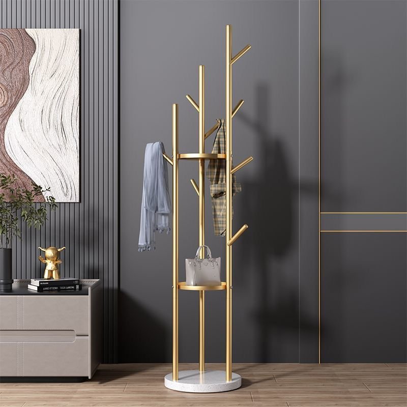 Multifunctional Gold Coat Tree Stand – Entryway Organizer | Modern Home Furniture Kenya