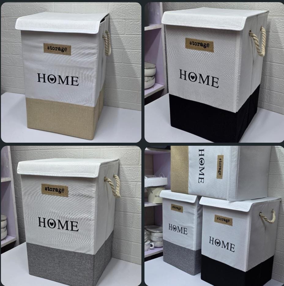 Large Foldable Laundry & Storage Basket with Rope Handles – Multipurpose Organizer | Home Storage Kenya