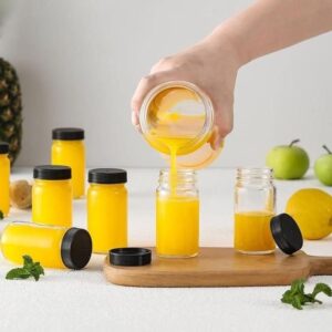 Set of 5 Ginger Shot Glass Bottles 60ml – Reusable Storage | Kitchen Essentials Kenya