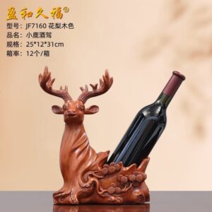 Deer Head Wine Rack Sculpture – Resin Decorative Holder | Modern Home Decor Kenya
