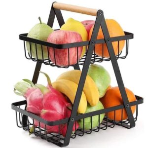 2-Tier Fruit & Vegetable Basket – Removable Storage Rack | Kitchen Organization Kenya