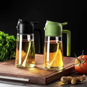 2-in-1 Oil & Vinegar Sprayer 400ml – Glass Dispenser Bottle | Kitchen Essentials Kenya