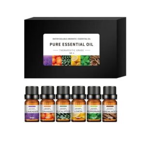 6-Piece Pure Essential Oils Gift Set (10ml Each) – Aromatherapy Collection | Home Wellness Kenya