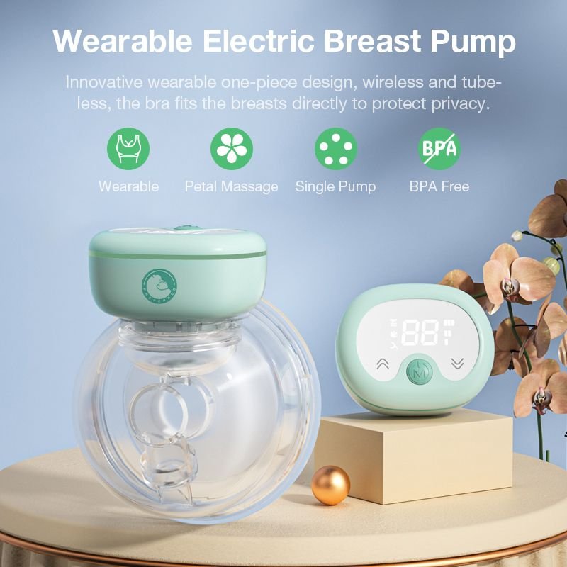 Wearable& Rechargeable Electric Hands-Free Wireless Breast Pump – Portable BPA-Free Electric Pump | Baby Care Kenya - Image 2