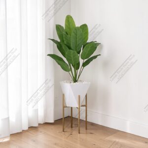 Artificial Banana Plant with Planter & Metal Stand – Modern Indoor Decor | Home Decor Kenya