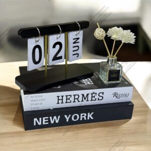 Soft Life Desk Set – Decorative Books, Flip Calendar & Reed Diffuser | Aesthetic Desk Decor Kenya