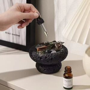Black Luxury Stone Essential Oil Diffuser Gift Set – Aromatherapy Decor Kit | Home Wellness Kenya
