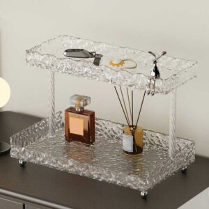 2-Tier Acrylic Organizer Tray – Multipurpose Storage Rack | Home Organization Kenya