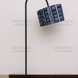Black Ankara Curved Floor Lamp – Metallic Stand Minimalist Standing Lamp | Decorative Lighting Kenya
