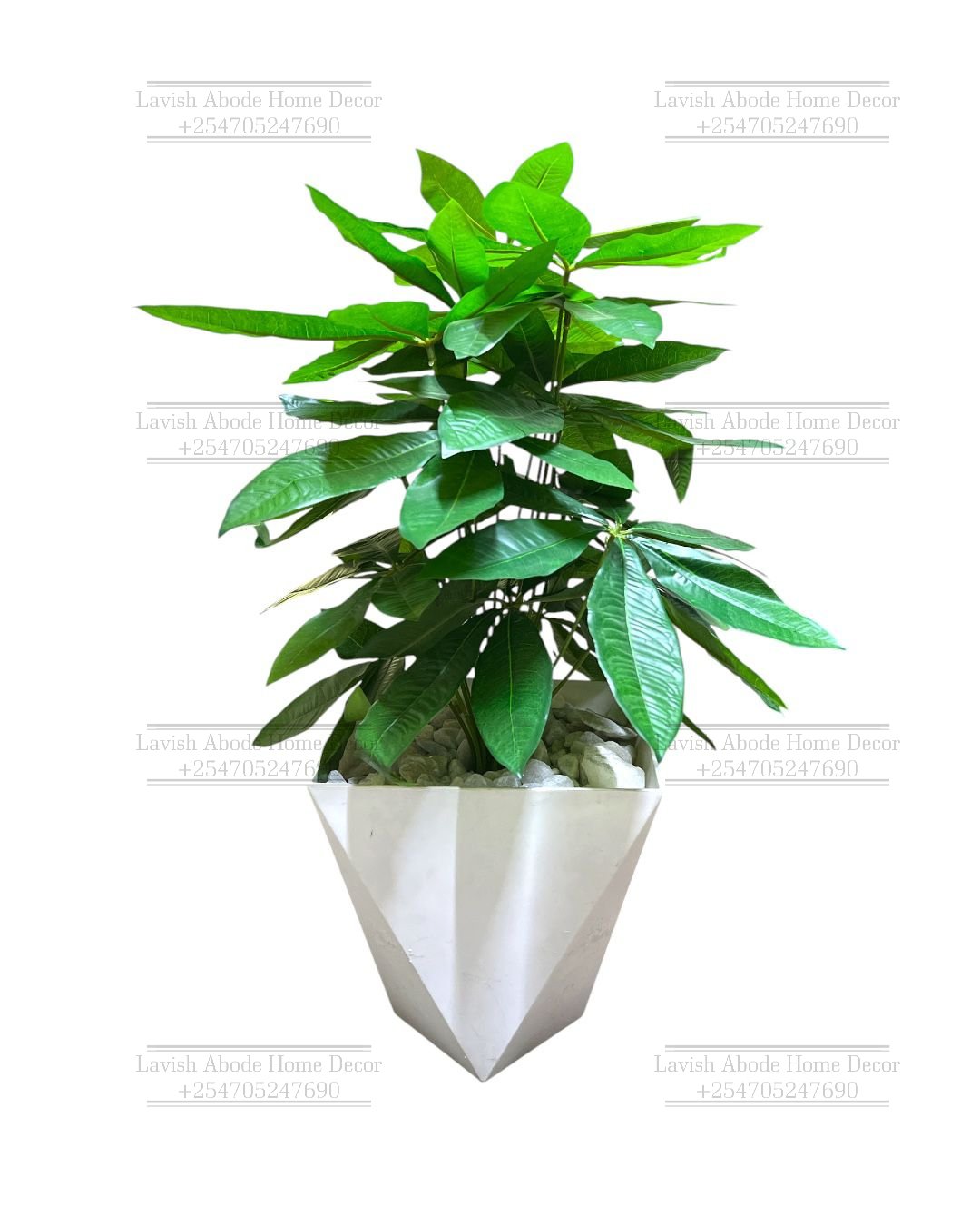 80cm Faux Money Tree Plant – Artificial Indoor & Outdoor Decorative Plant | Home Decor Kenya
